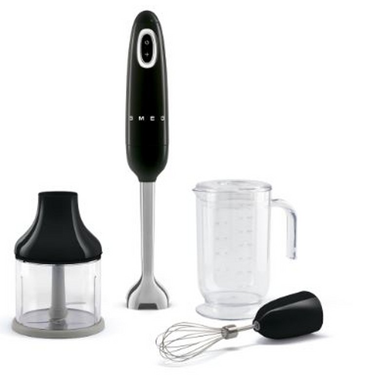 FRULLATORE AD IMMERSIONE NERO CON ACCESSORI SMEG