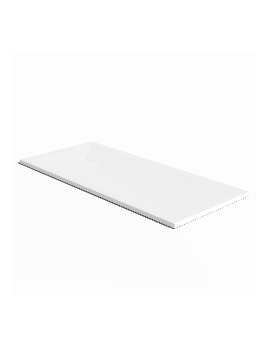 Fusion - Piatto doccia in resina bianco 80X200 con piletta in colore inclusa