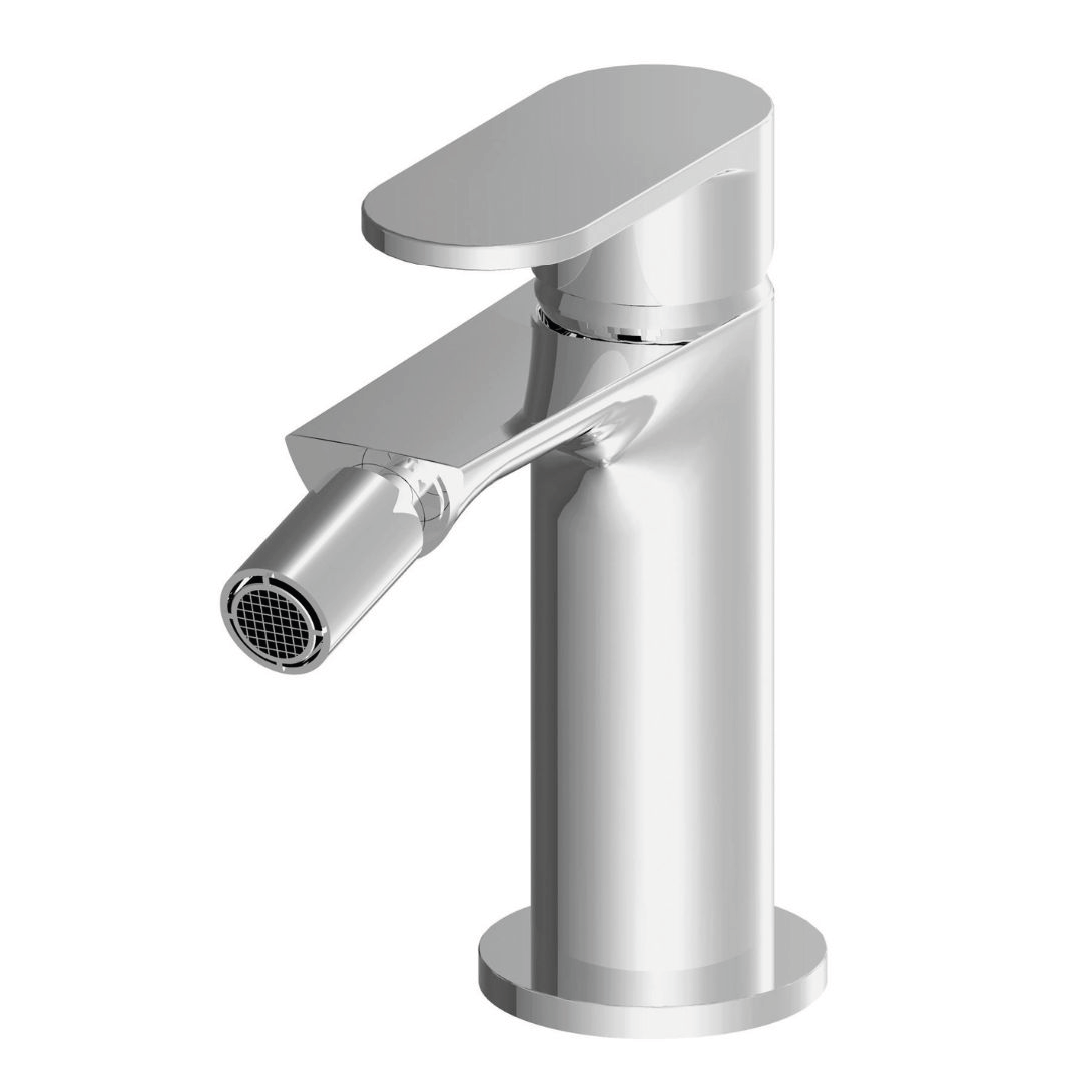 Miscelatore Bidet Monoforo Con Scarico Gattoni Rubinetteria "H20MIX 7000" Cromo Lucido