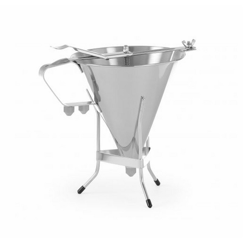 IMBUTO COLATORE CON SUPPORTO E TRE BECCUCCI (DIAMETRO 4, 5, 6 MM) HENDI