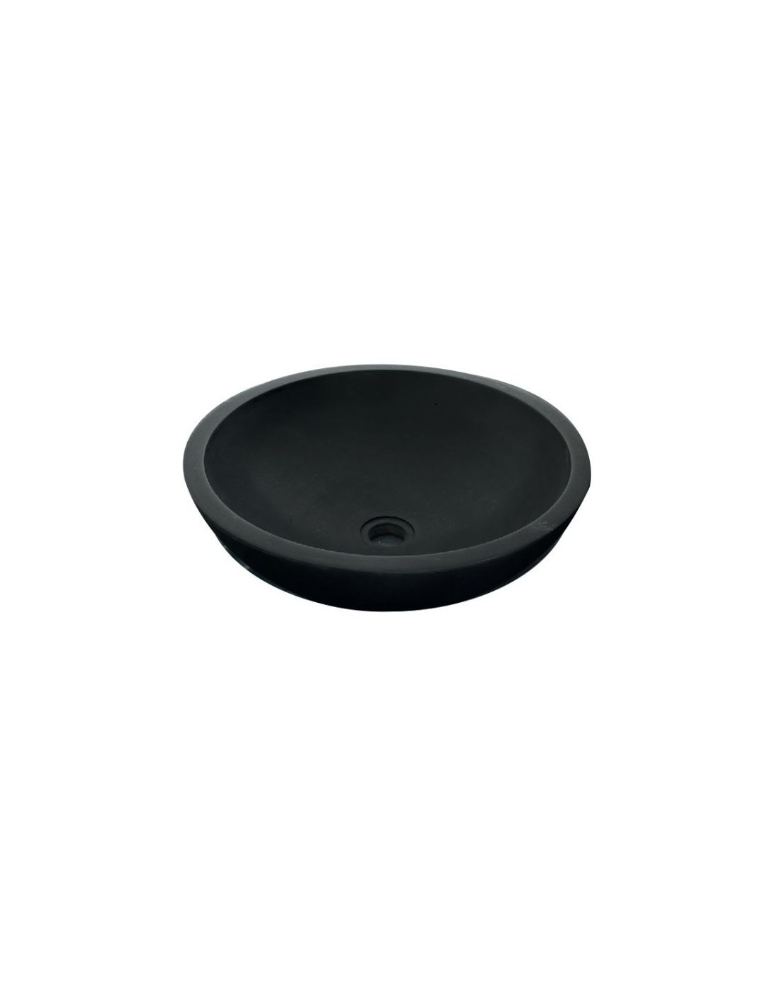 Imso ceramiche - Lavabo Tondo Basalto Nero - ISLATOBNE