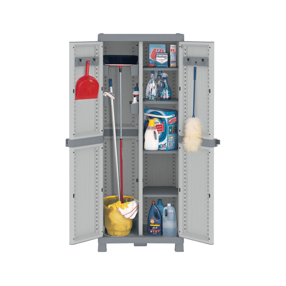 Armadio Terry Wave Portascope a 2 ante - Grigio