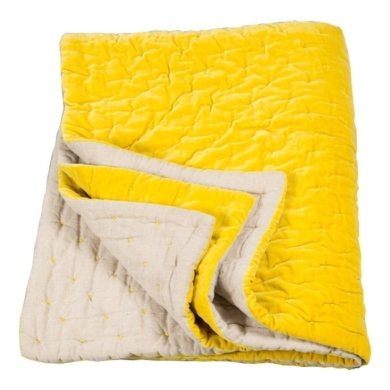 Jeté de lit Velvet linoen Niki Jones