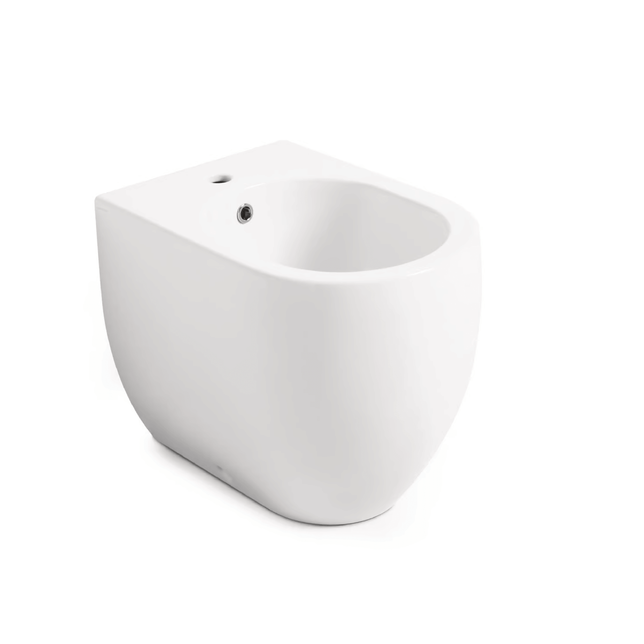Bidet a Terra Kerasan "Flo 56" Bianco Lucido