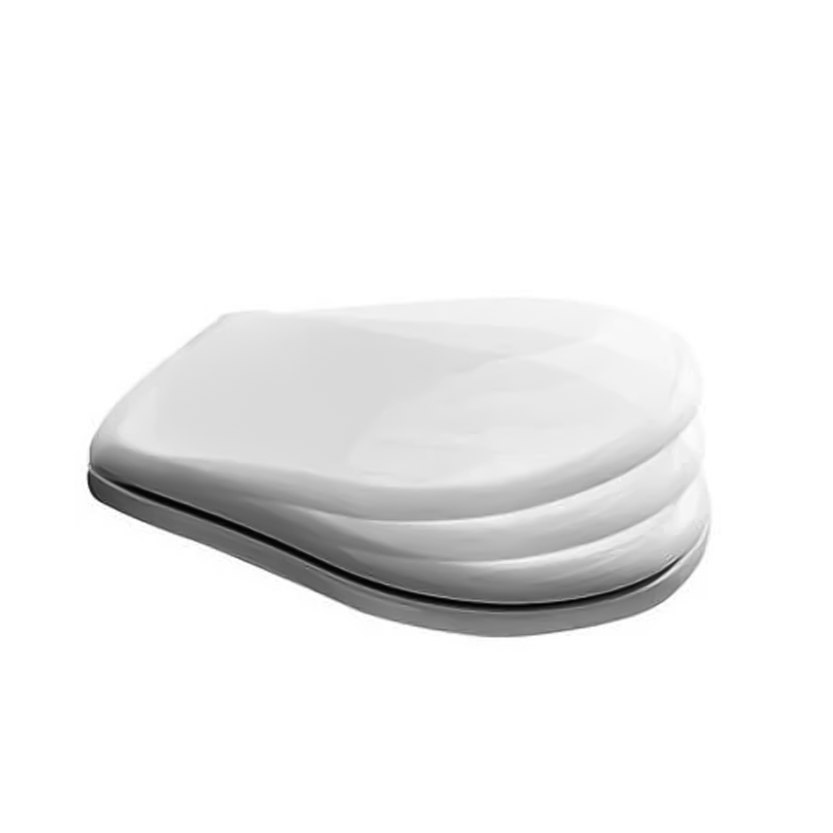 Copriwater Soft-Close Kerasan "Retrò" Bianco Lucido