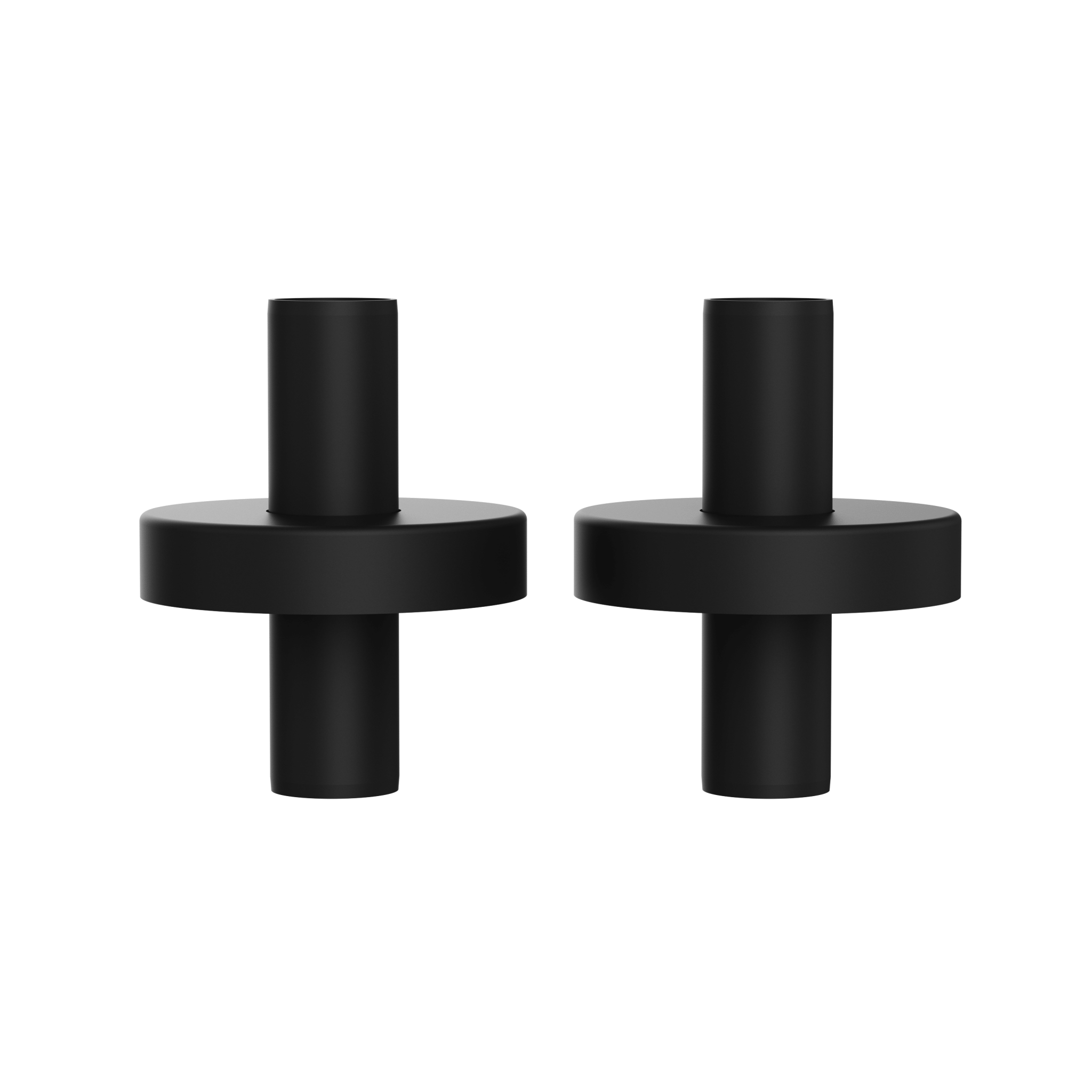 Kit Copritubo L 7 Cm Per Tubi Diametro 12 a 16 mm Feridras Nero Opaco