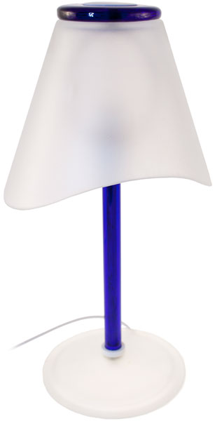Lampada Da Tavolo Murano Blu