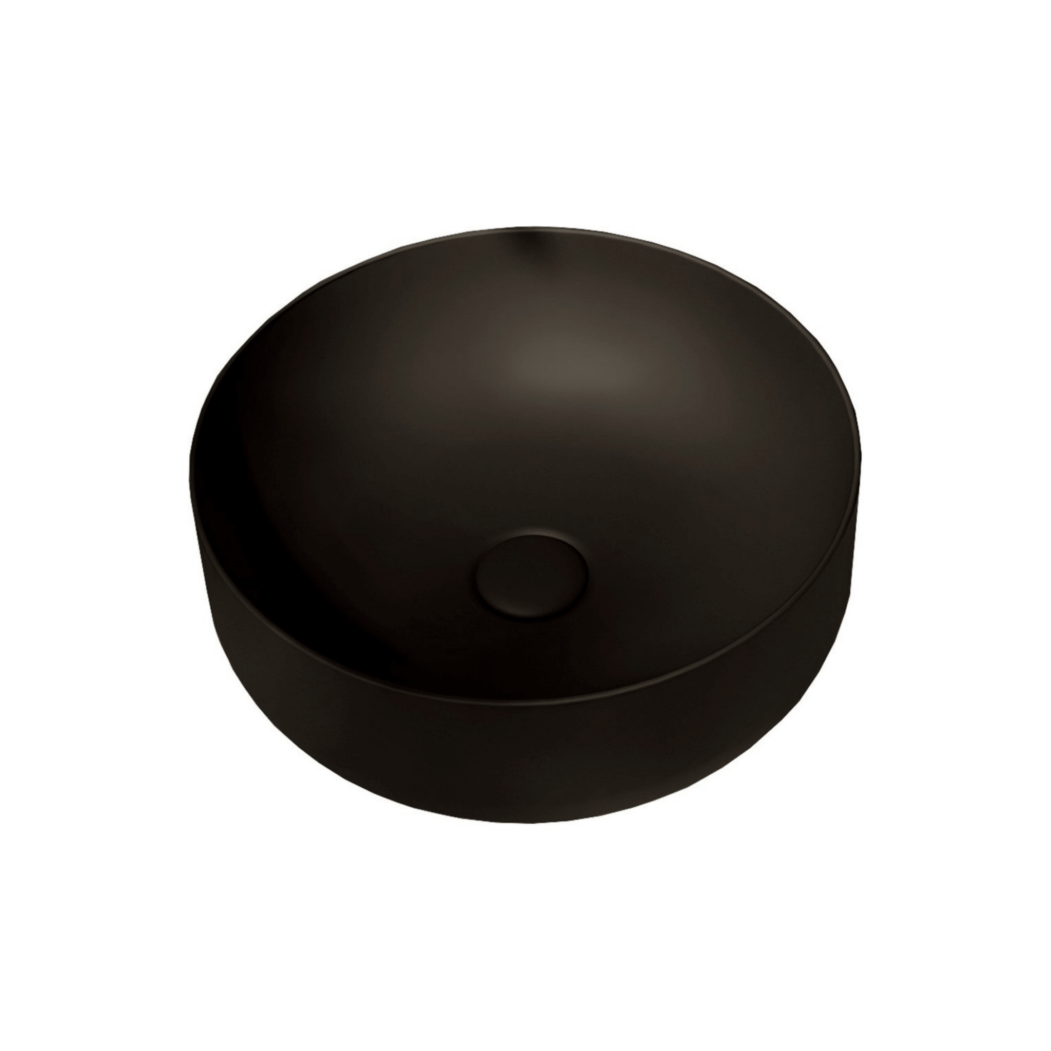 Lavabo D'Appoggio 40 Cm Kerasan "Nolita" Nero Opaco