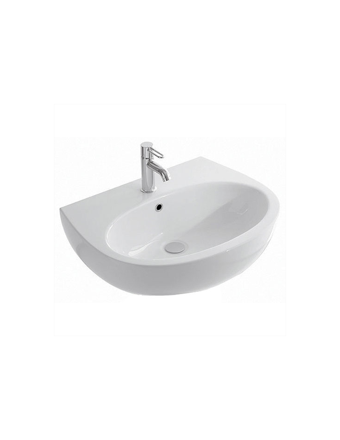 Lavabo Grace Ceramica Globo 45X36 GR045