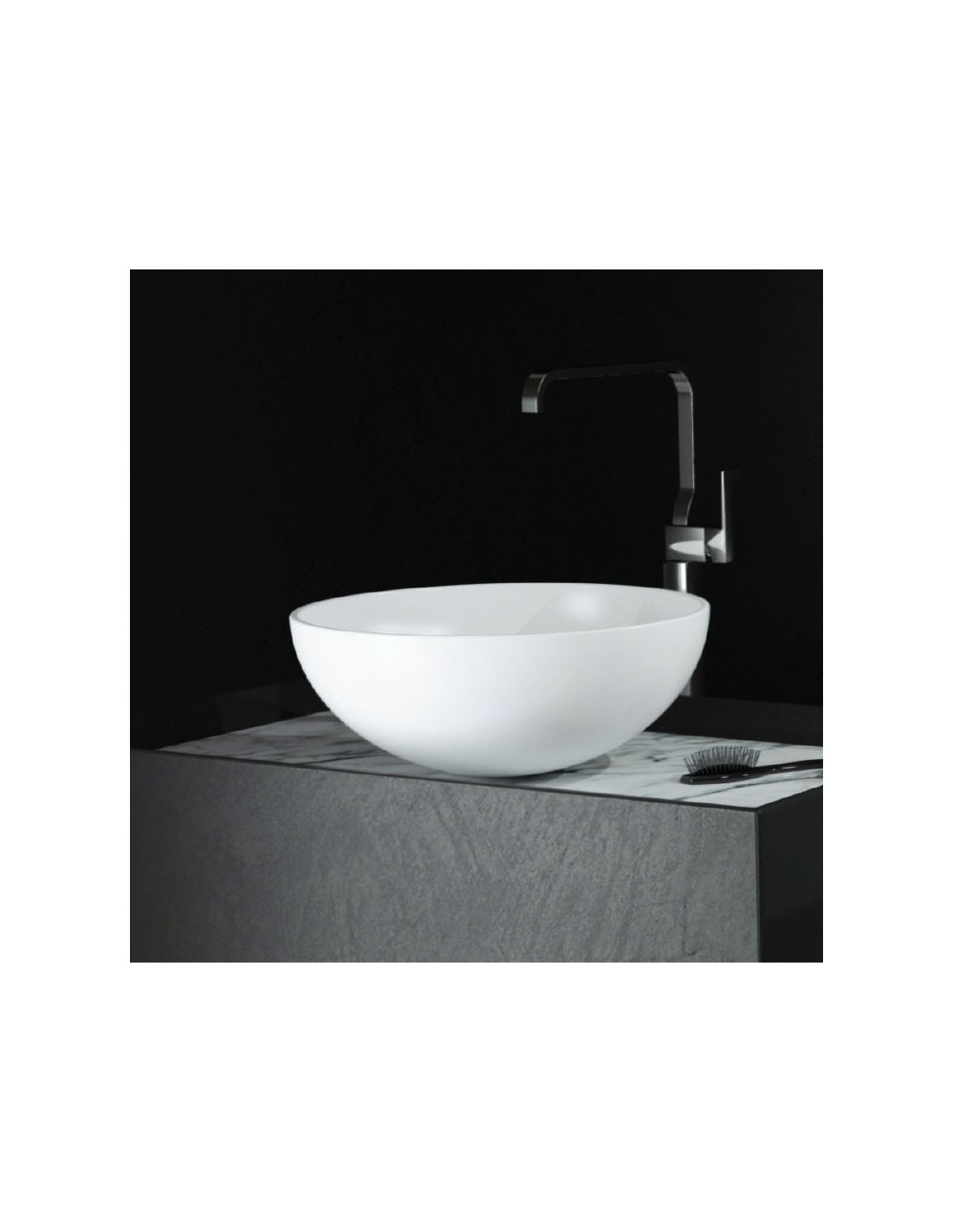 Lavabo in solid surface diametro 43 cm