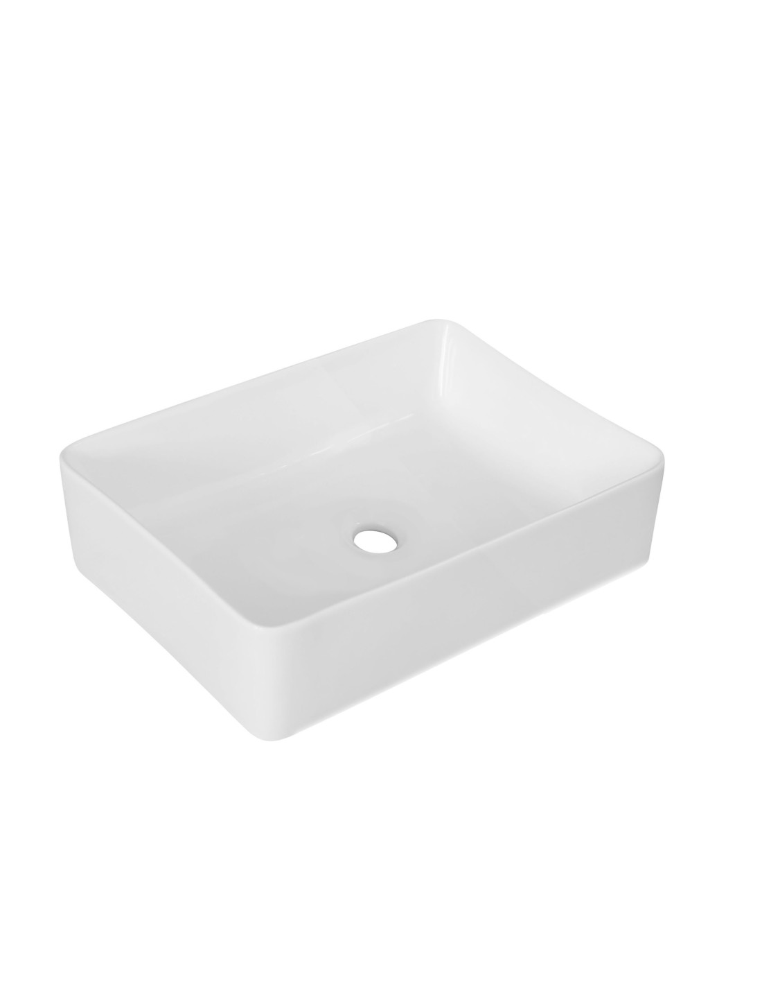 Lavabo Linpha in ceramica d'appoggio 40.5x30.5 - 185-LA49