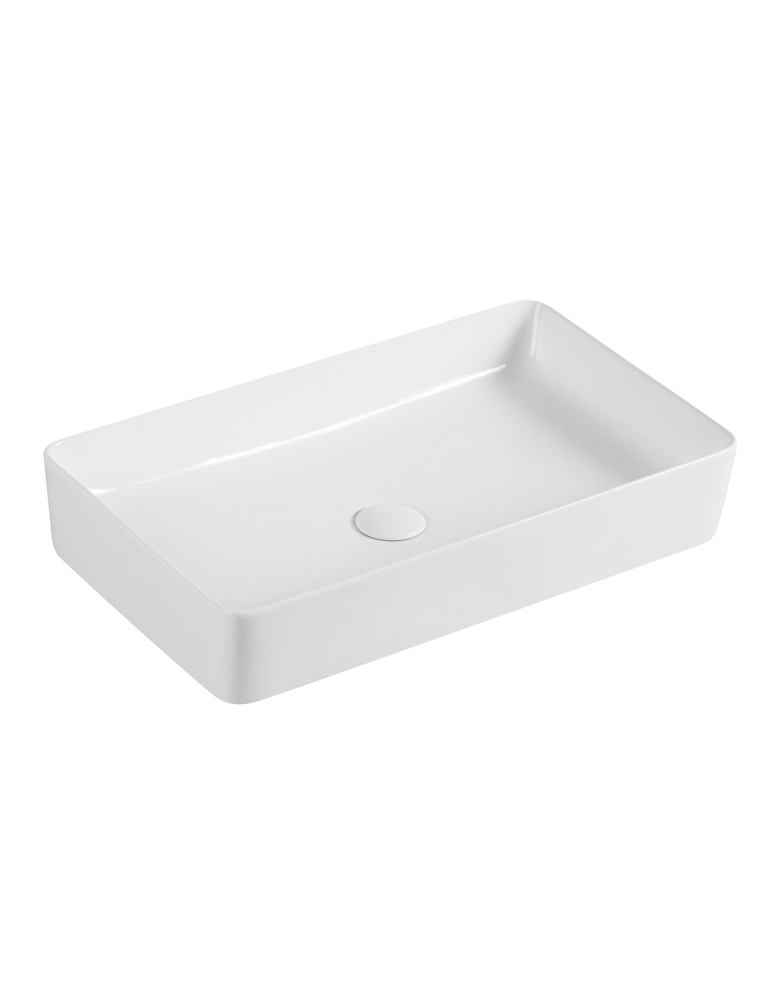 Lavabo Linpha in ceramica d'appoggio 61x34.5 - 185-LA51