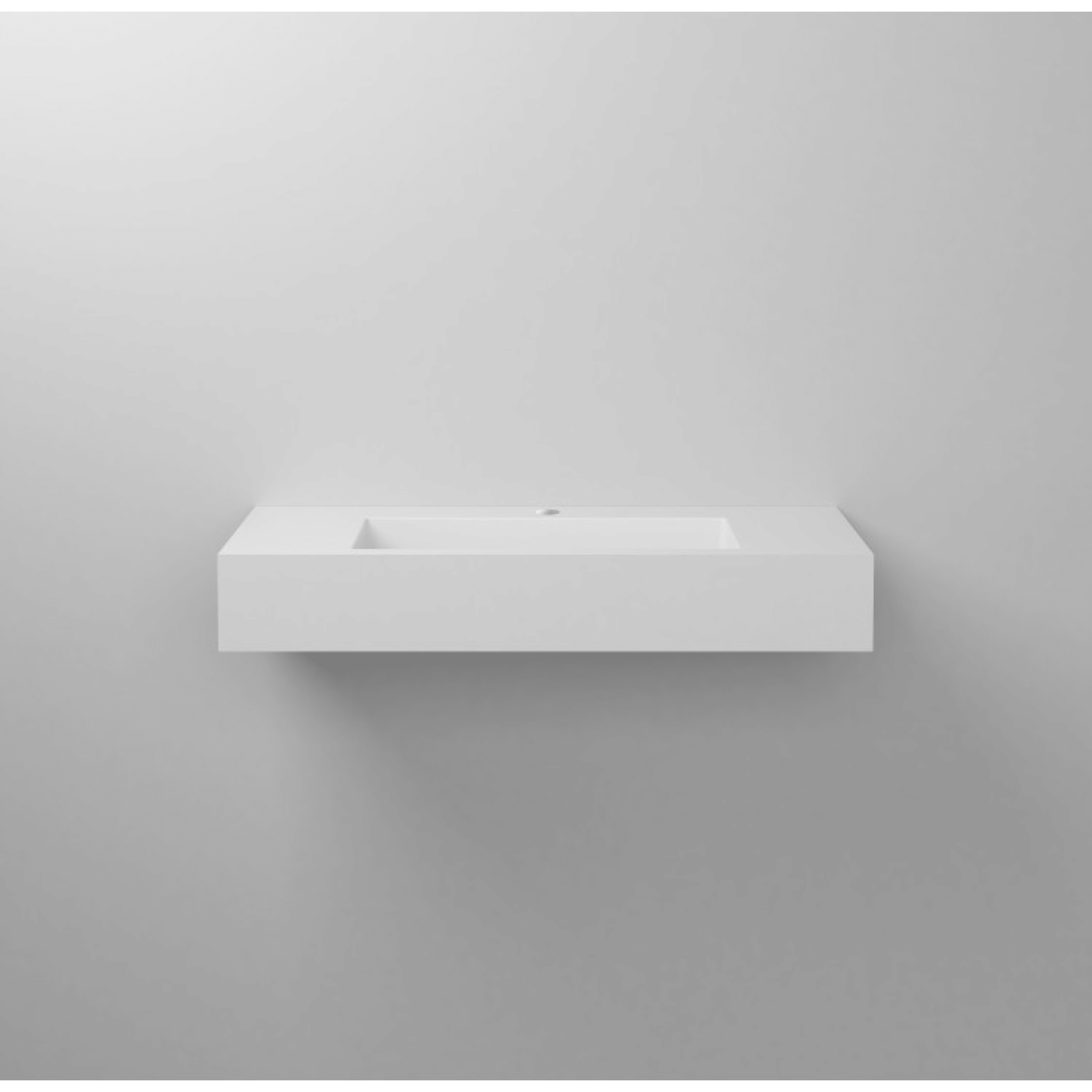 Lavabo Sospeso 102x46,1 Cm Bianco Lucido