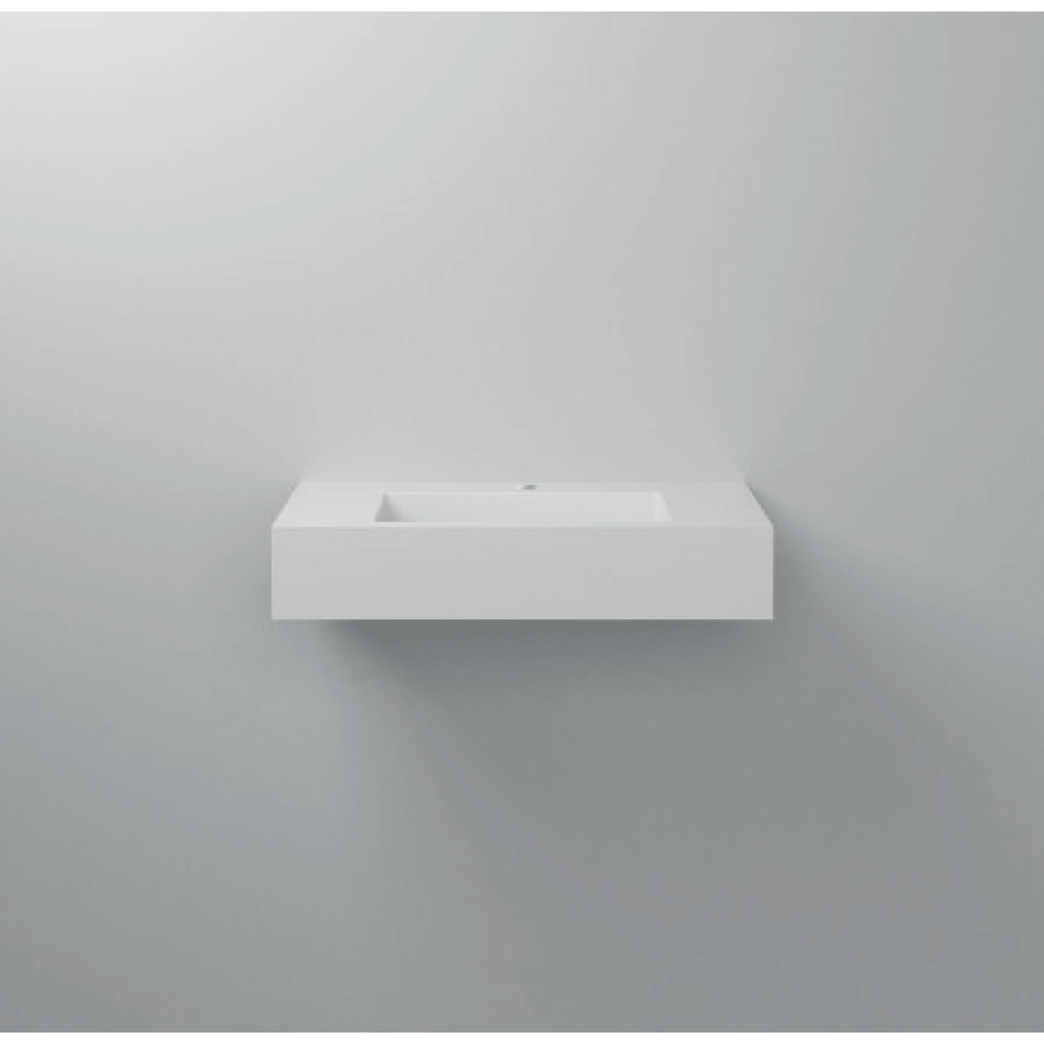 Lavabo Sospeso 80,2x46,1 Cm Bianco Luciodo
