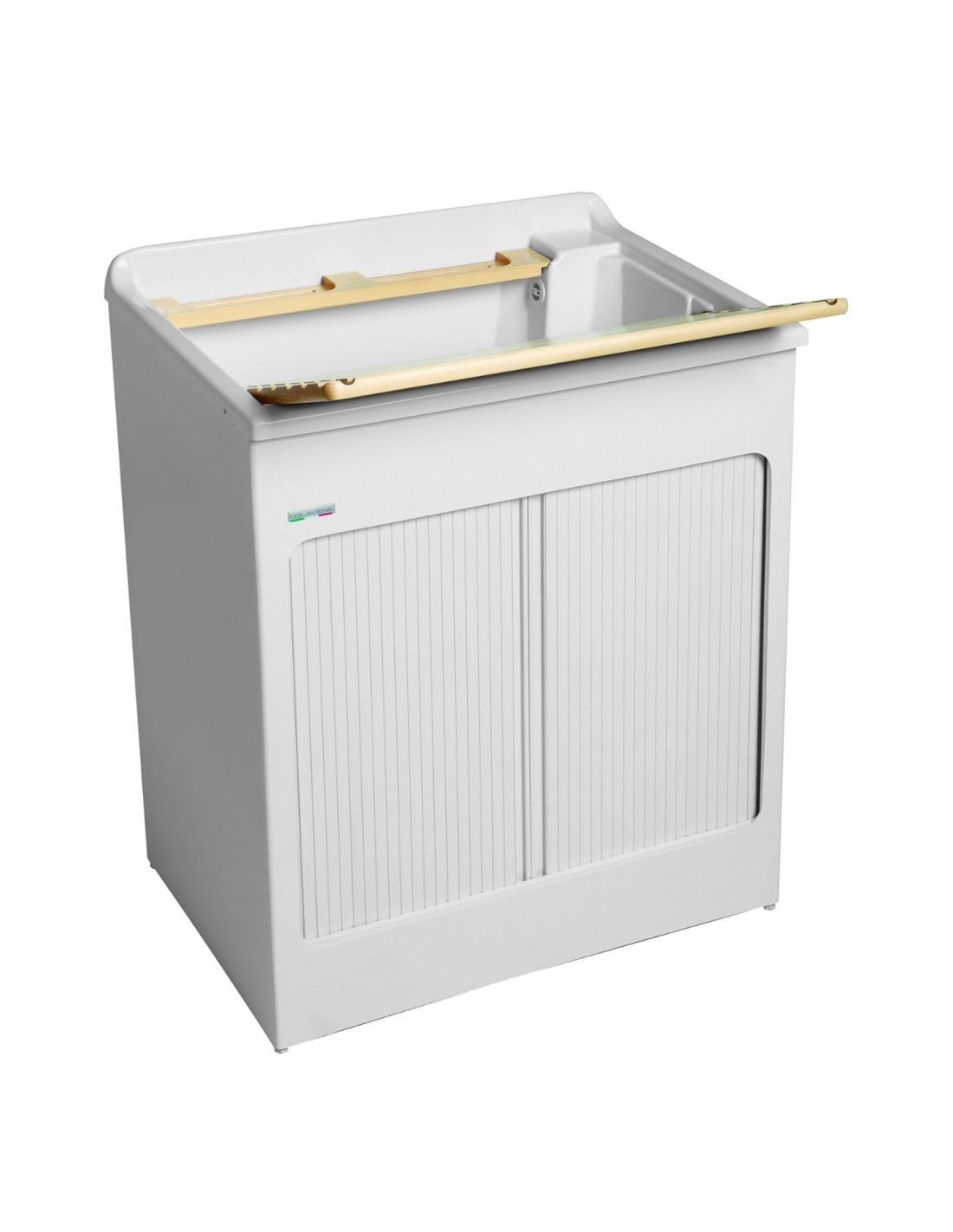 Lavatoio Colavene - Lavacril con tavola lavapanni in legno massello - 351001