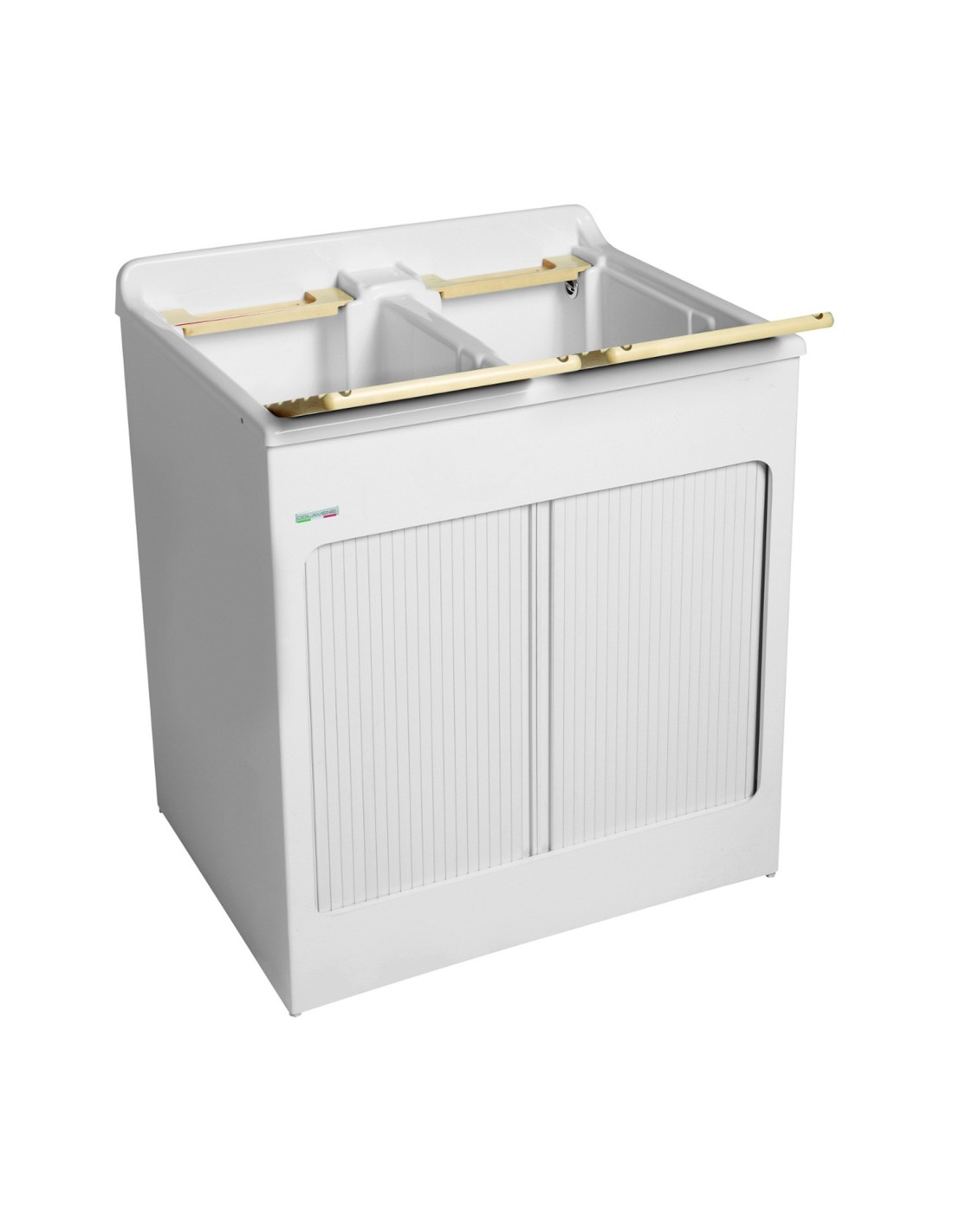 Lavatoio Colavene - Lavacril con tavola lavapanni in legno massello 80*60 - 350801