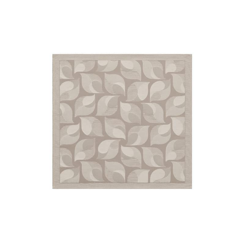 le jacquard francais stockholm ecrù tovaglia quadrata 140x140 cm
