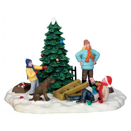 Lemax Tree Trimming Trouble