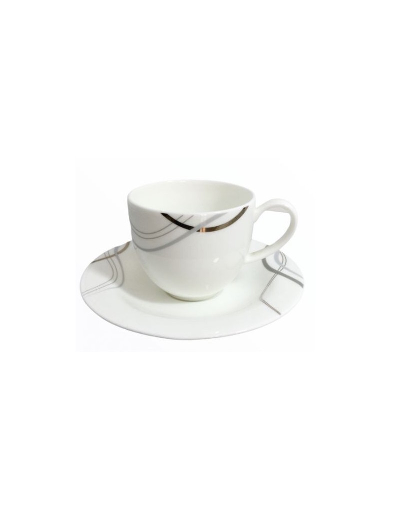 Set caffè 15 pezzi con piattino Promise LIVELLARA