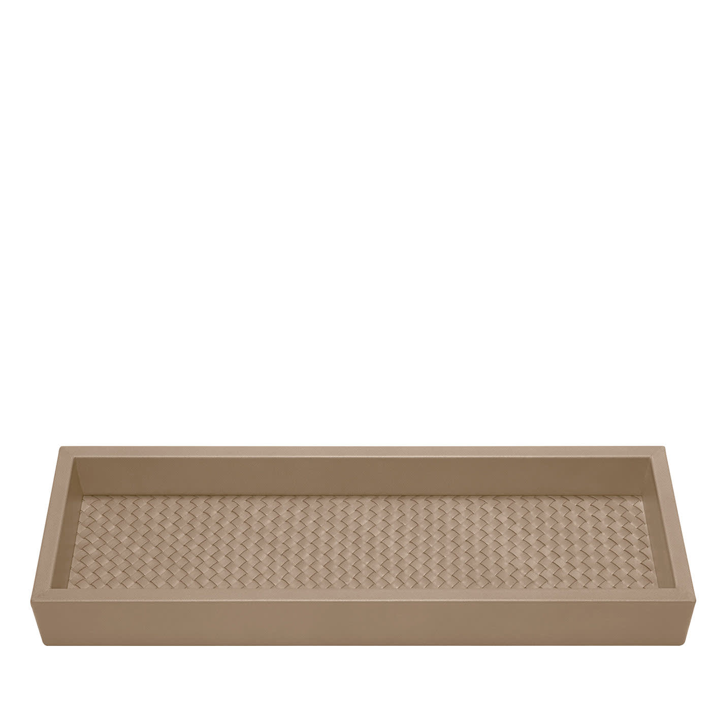 Vassoio rettangolare lungo intrecciato a mano Febe