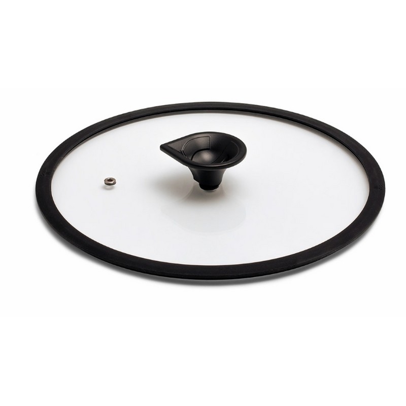 LUCHETTI COPERCHIO IN VETRO TEMPERATO 28 CM.