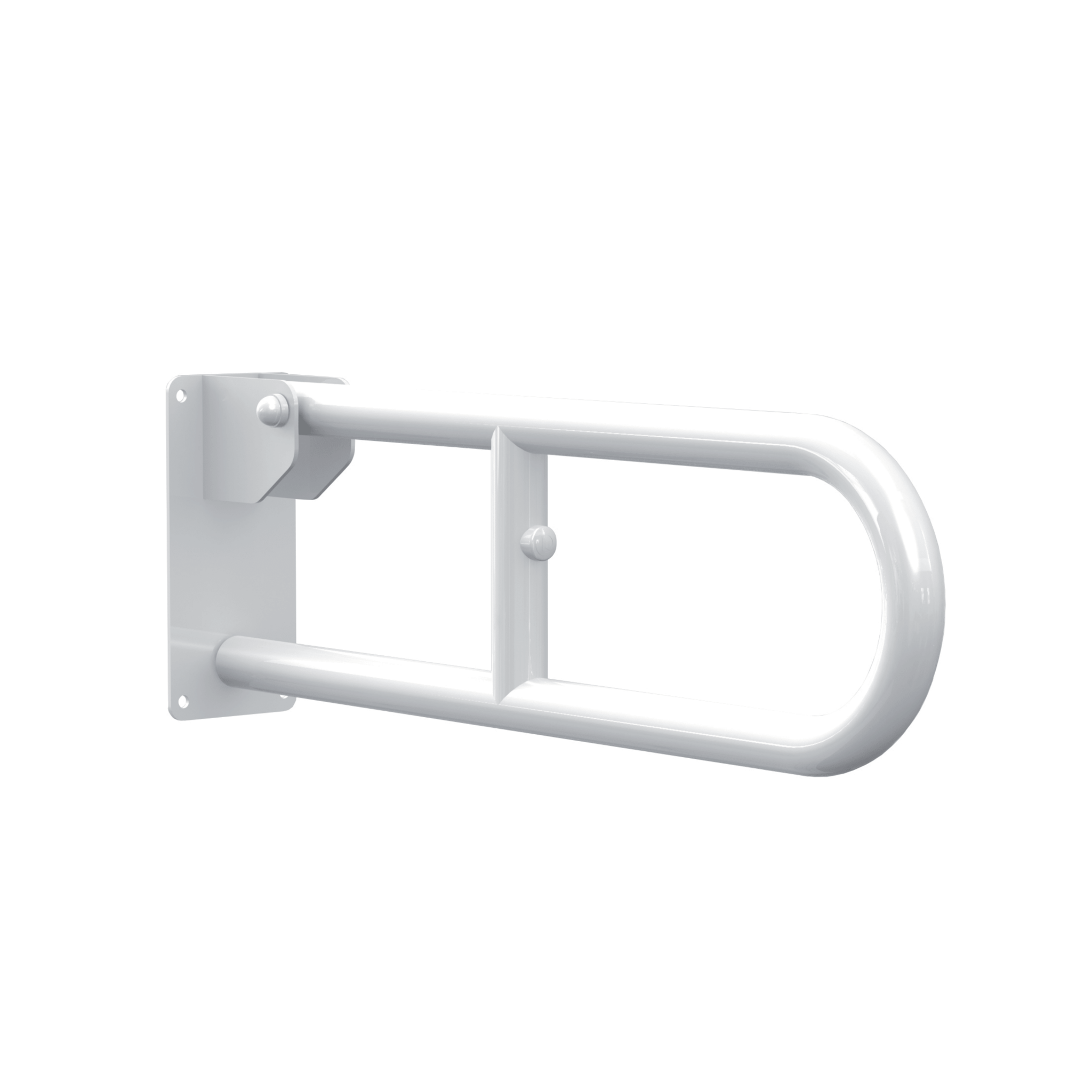 Maniglione Di Sostegno Ribaltabile 60 Cm Feridras "Comfort" Bianco Laccato