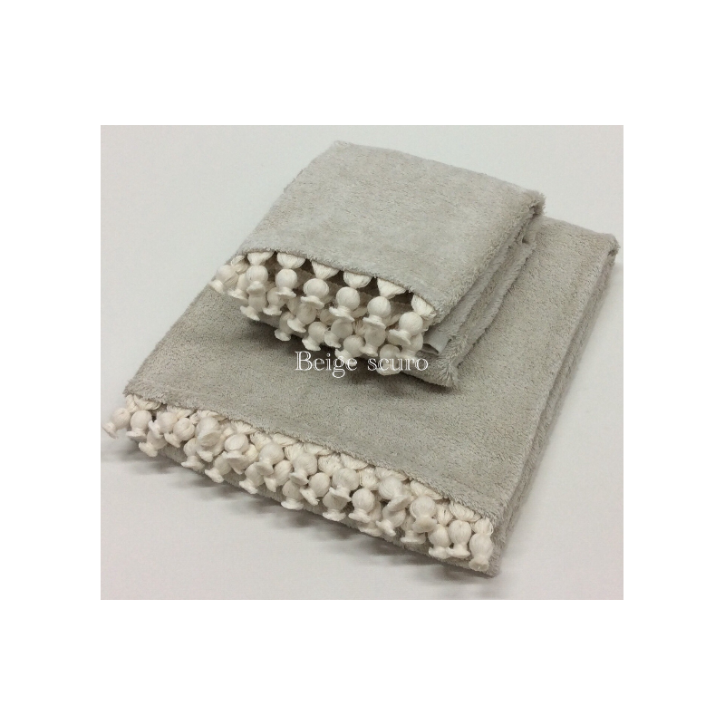 mastro raphael set spugna 2 pezzi carillon beige scuro