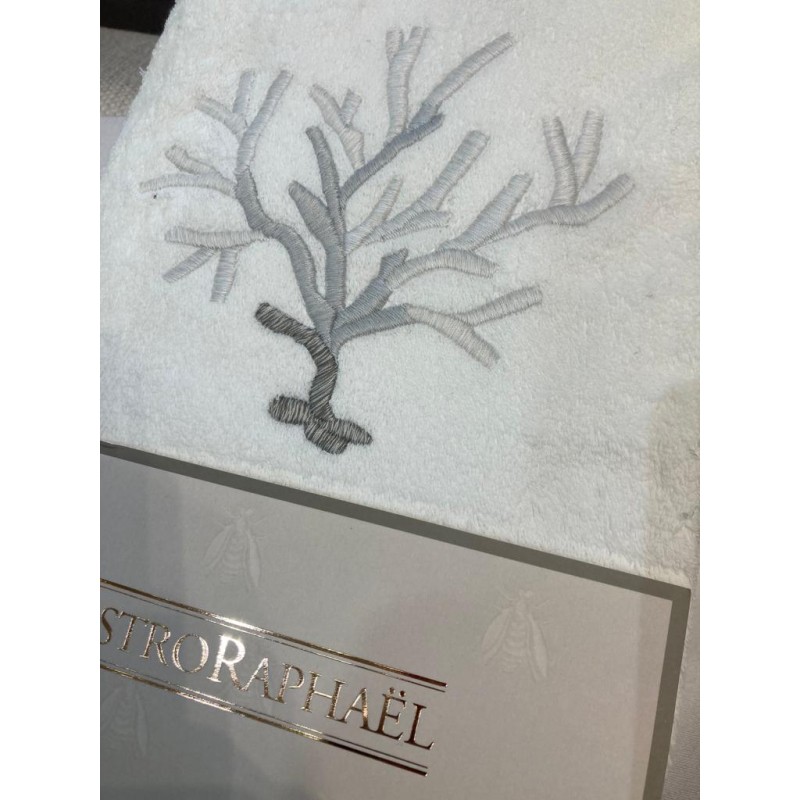 Mastro Raphael set spugna 2 pezzi Coralli melange bianco