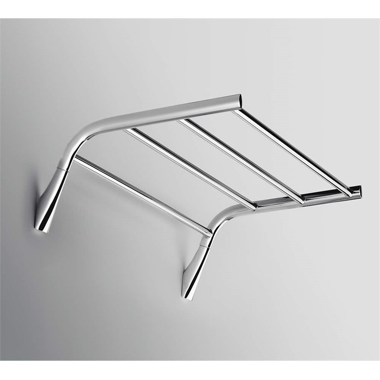 Mensola portasalviette in ottone cromato, 47 cm - Rack, Colombo Design