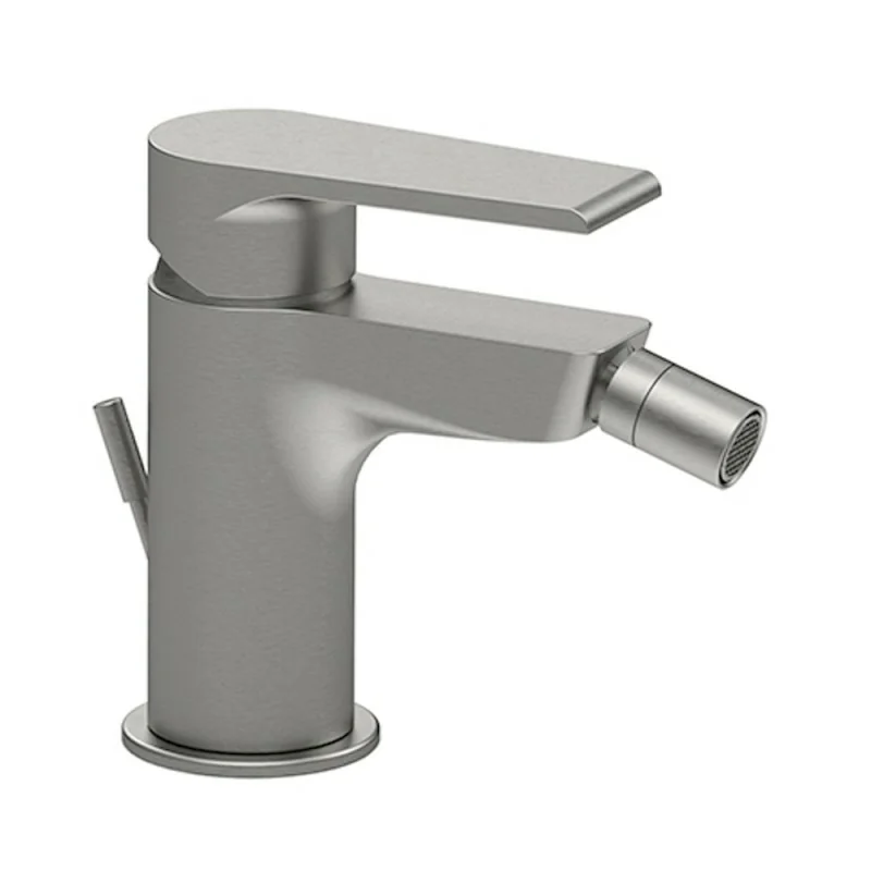 Miscelatore bidet spazzolato Mariani serie Artic scarico incluso