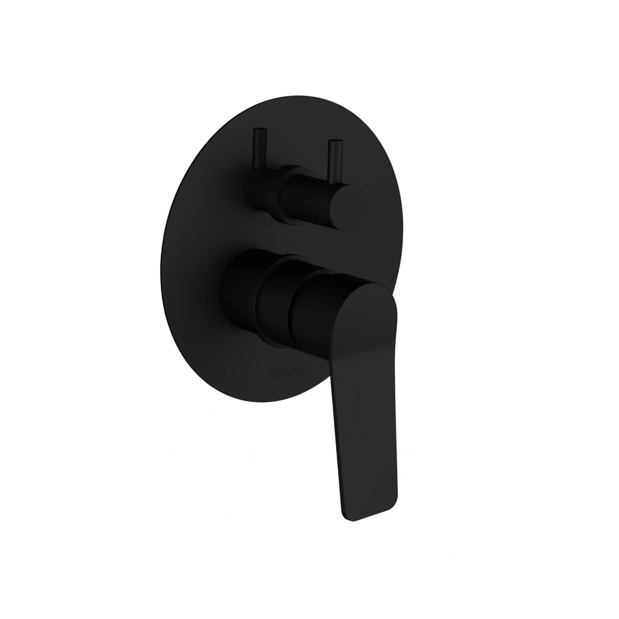 Miscelatore Doccia Ad Incasso Con Deviatore a 2 Vie Bongio "Gio 2" Nero Opaco