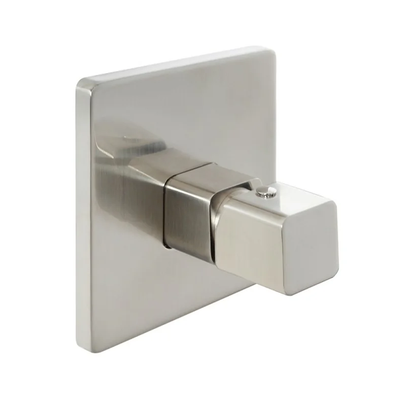 Miscelatore doccia ad incasso in ottone color nichel spazzolato completo di corpo a muro Lotus