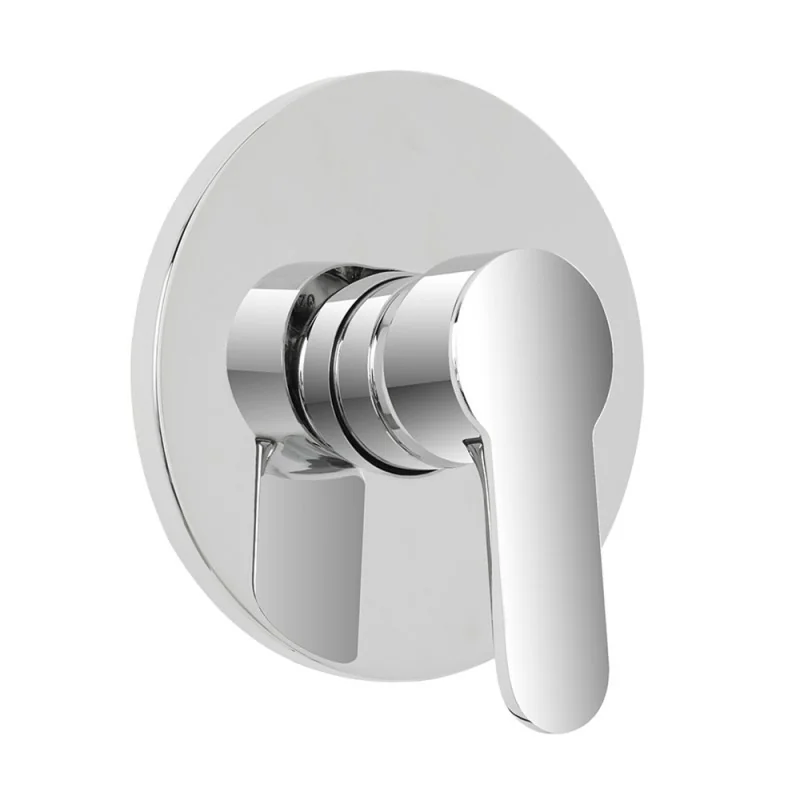 Miscelatore doccia incasso cromato completo di corpo a muro Zoe