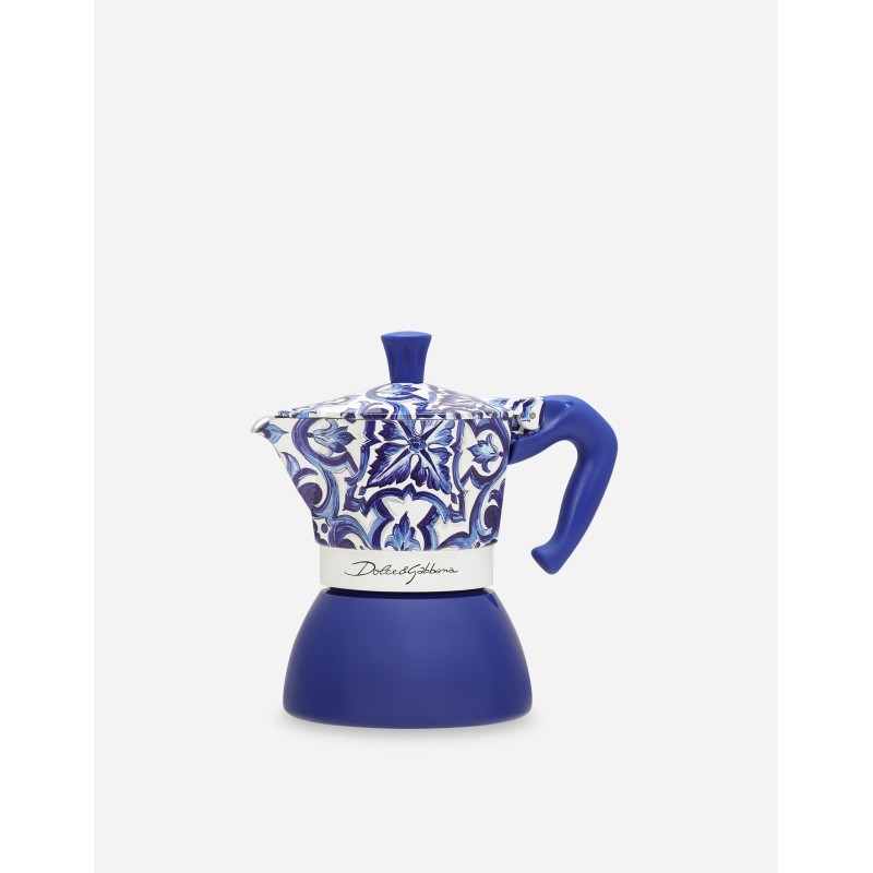 Moka induction Bialetti Dolce & Gabbana blu mediterraneo