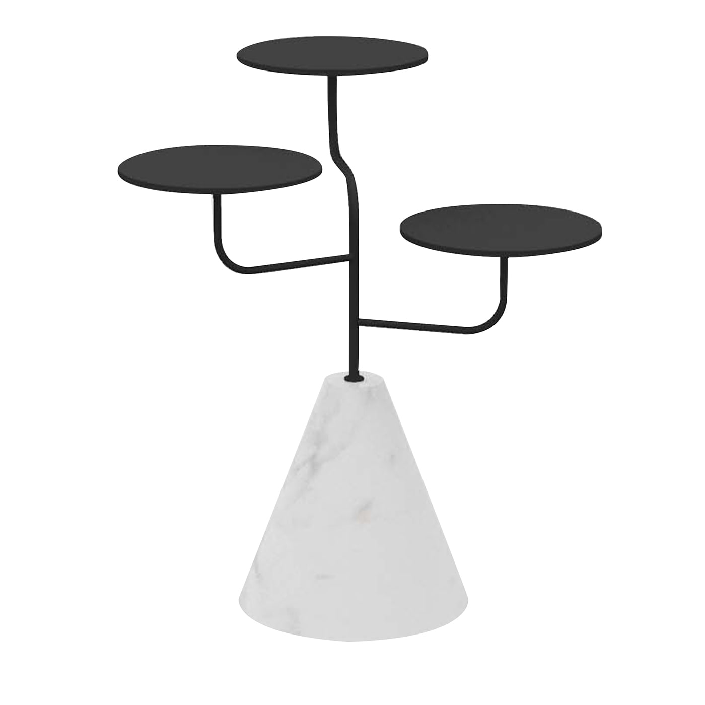 Condiviso, alzata a 3 piani in antracite/bianco di Carrara