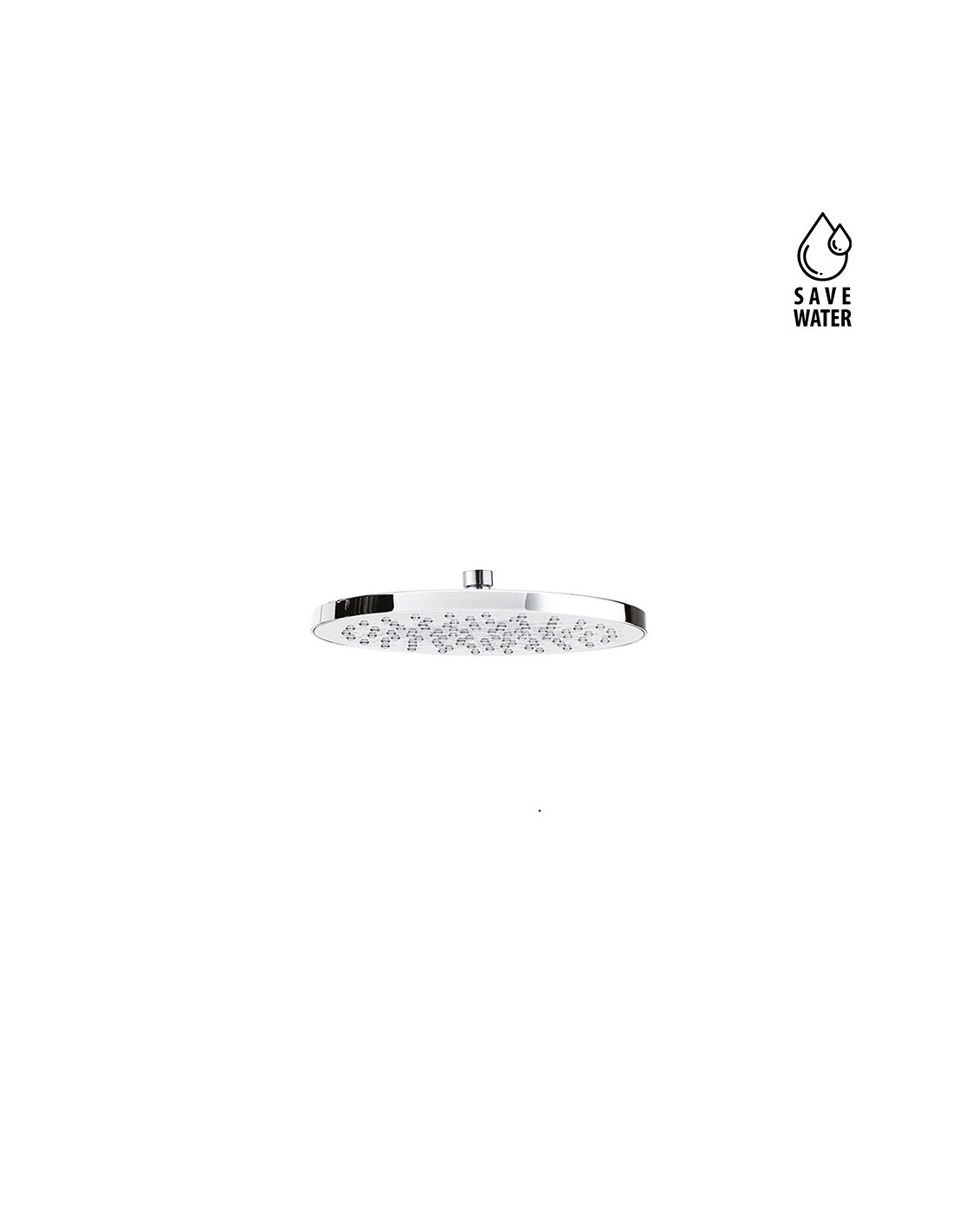 Newform - Soffione tondo getto a pioggia 200mm - art.26595