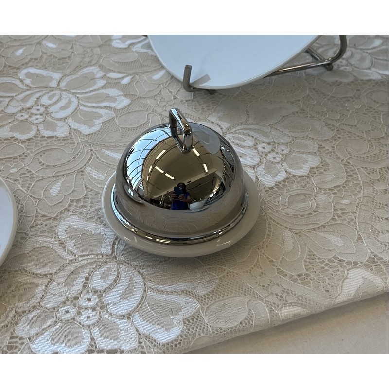 NEWPORT TABLE PORTA BURRO INDIVIDUALE ACCIAIO INOX DEGRENNE