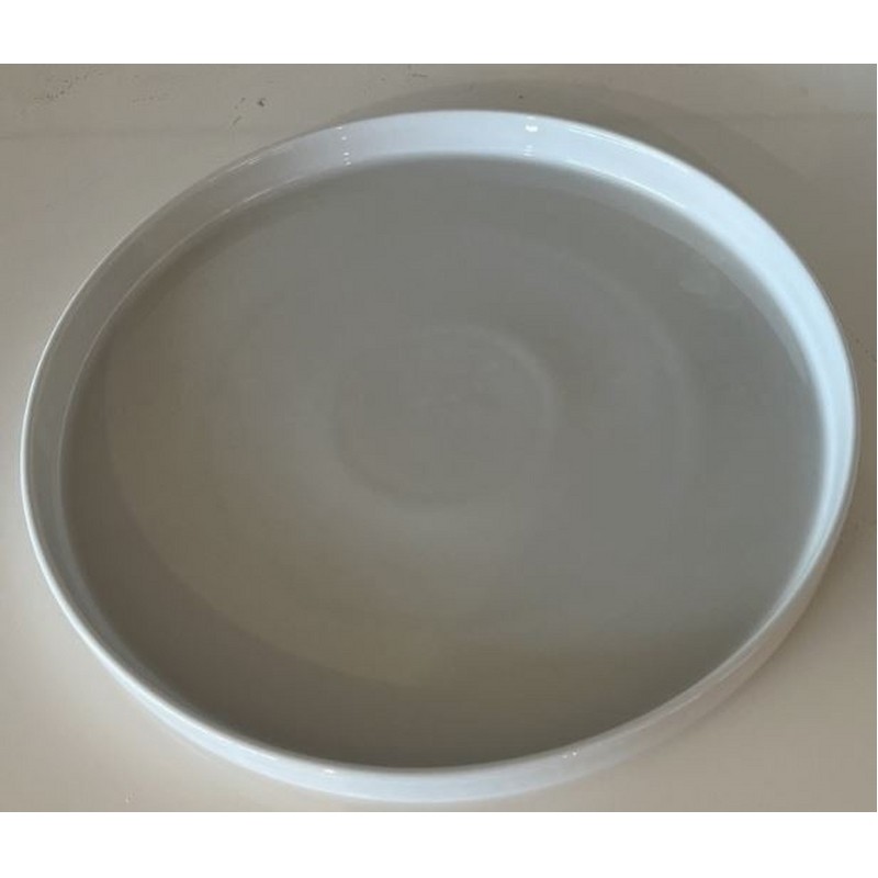 OSLO BIANCO PIATTO PIANO NORDIC 26 CM. SATURNIA