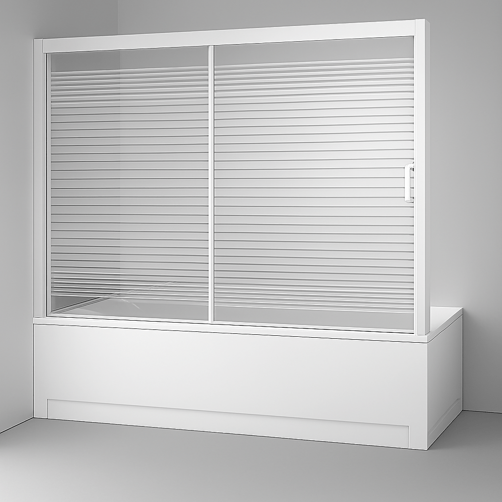 Parete Sopravasca a Nicchia Con Un'Anta Scorrevole 150 Cm Giava Bianco/Laguna