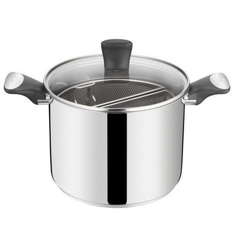 PASTAIOLA UNLIMITED PENTOLA CON 2 CESTELLI E COPERCHIO 22 CM. LAGOSTINA