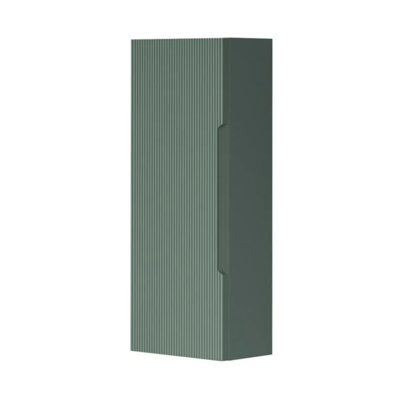 Pensile bagno sospeso H 75 cm verde opaco cannettato reversibile Rigo