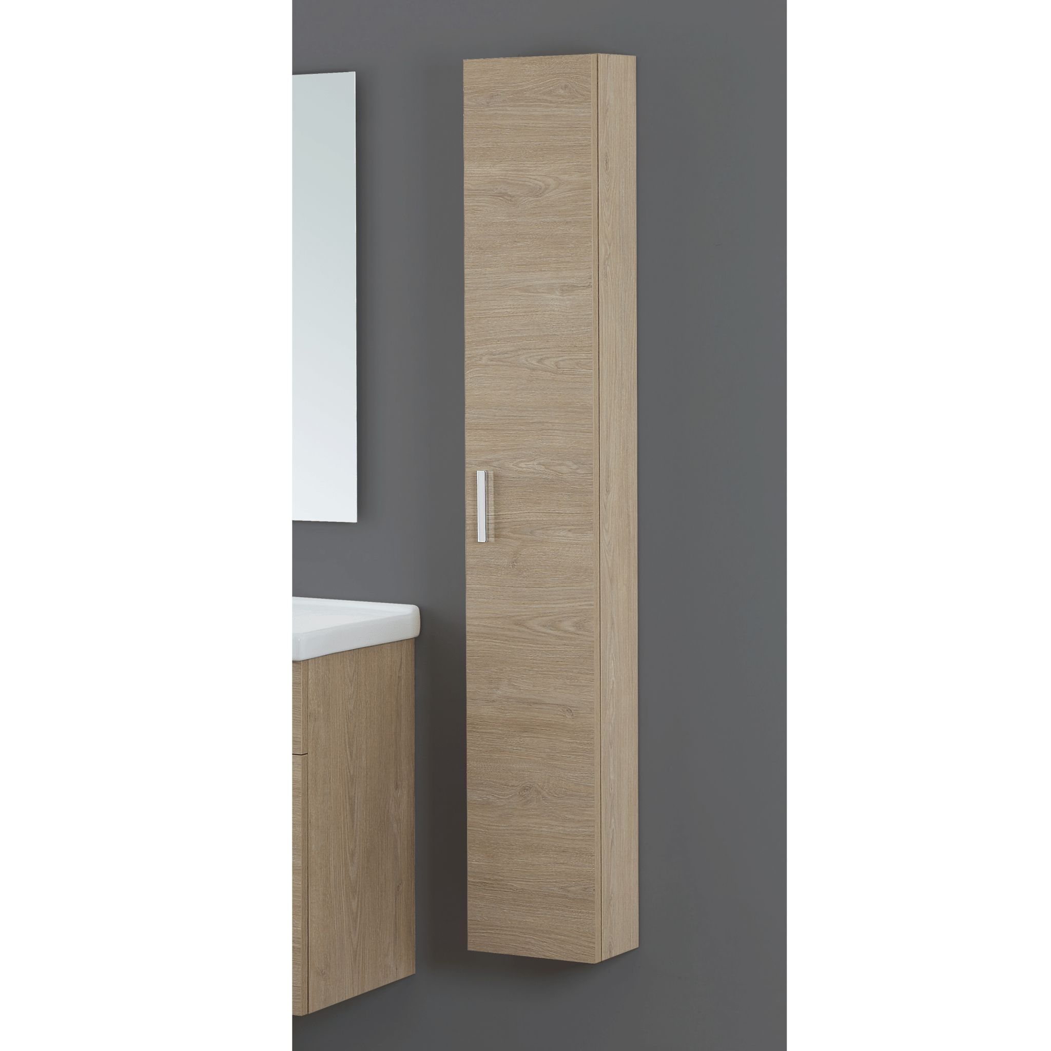 Pensile Portaoggetti 150 Cm Un'Anta Feridras "Stella" Rovere Dolomite