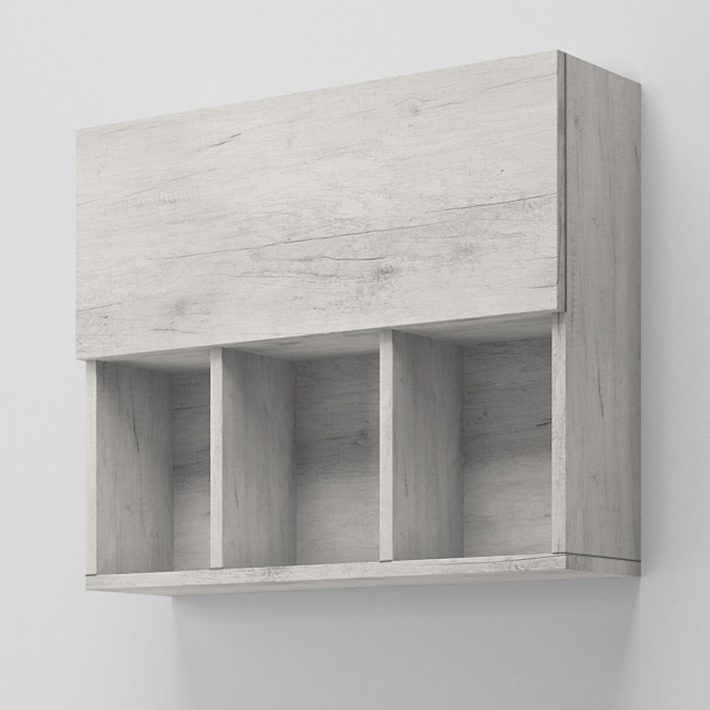 Pensile Portaoggetti 60 Cm Un'Anta Tre Ripiani Savini "Multiuso"