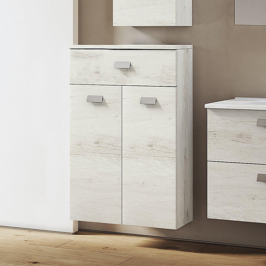 Pensile Portaoggetti 92 Cm Due Ante Un Cassetto Savini "Multiuso"