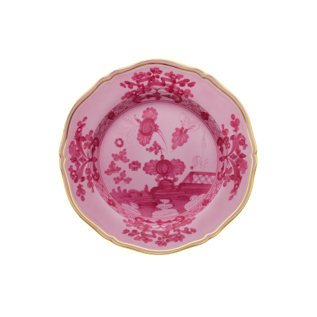 Piatto dessert Ginori 1735 Oriente Italiano Porpora cm 21