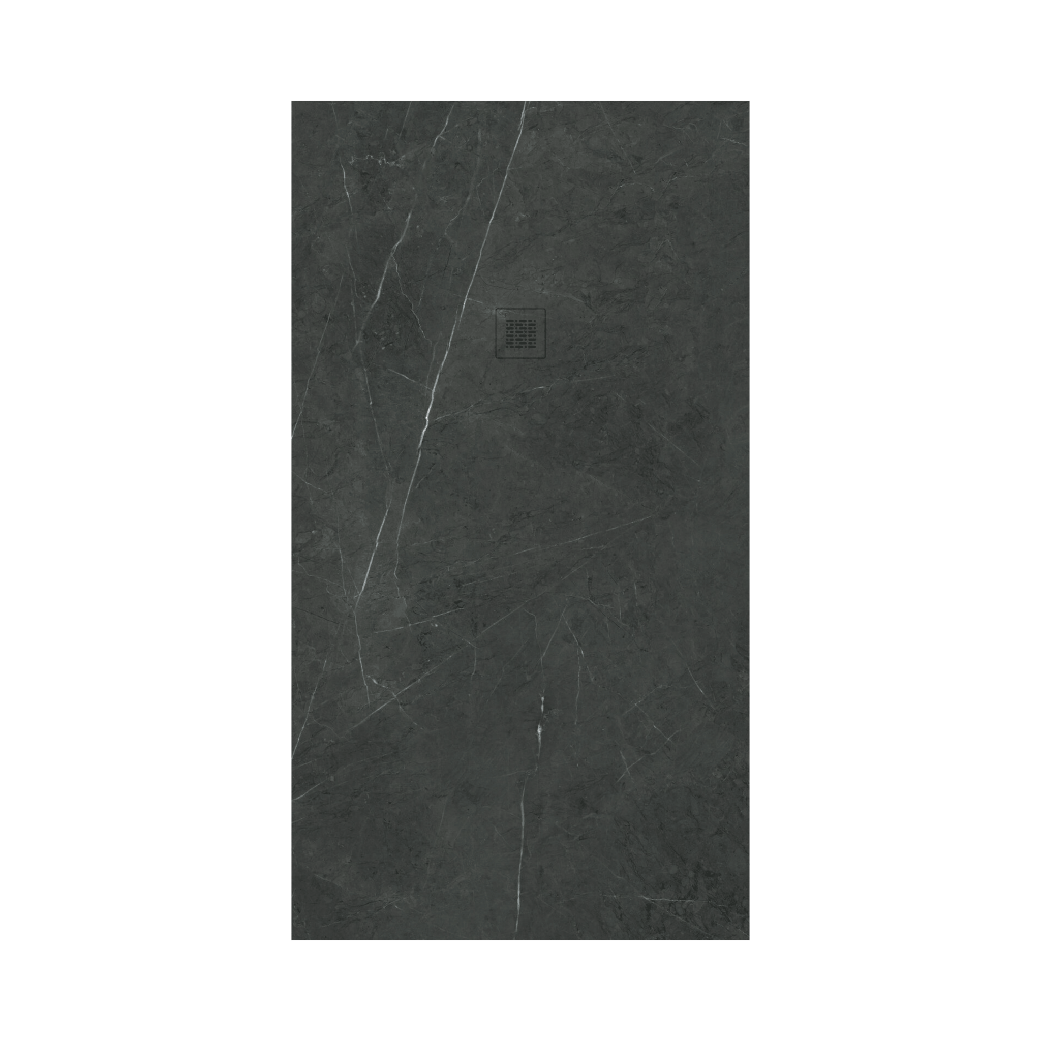 Piatto Doccia 80x100 Effetto Pietra Zenon "Imagine" Nero Marquinia