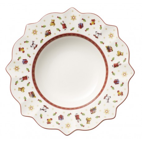 Piatto fondo bianco Villeroy & Boch Toy's delight cm 26