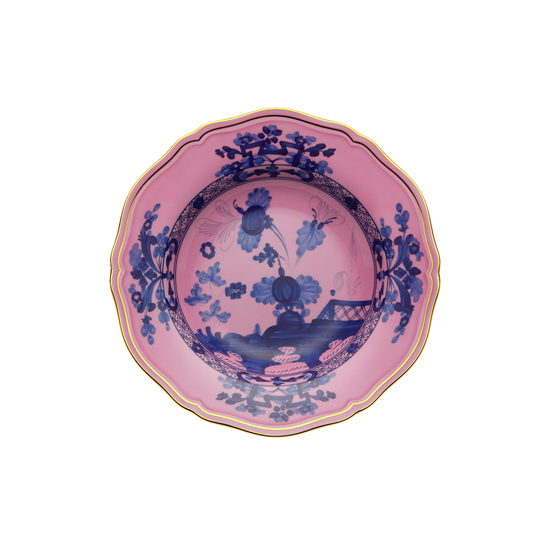 Piatto fondo Ginori 1735 Oriente Italiano Azalea cm 24
