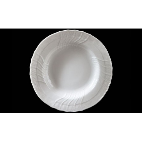 Piatto fondo Vecchio Ginori Bianco Ginori 1735 cm 24