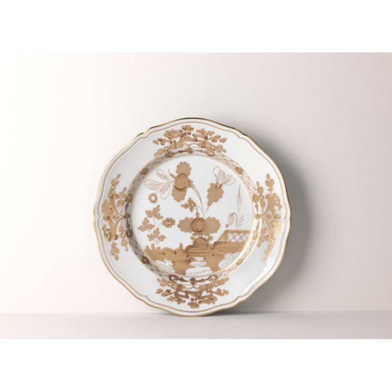 Piatto piano Ginori 1735 Oriente Italiano aurum cm 26.5